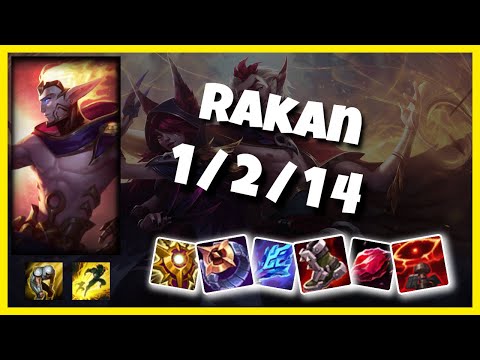 Rakan 10.25 Gameplay Challenger Replay S11 Support (1/2/14) - EU