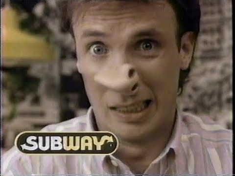 1990 - Subway - Follow Your Nose Commercial