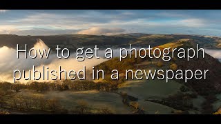 How to get a photograph published in a newspaper