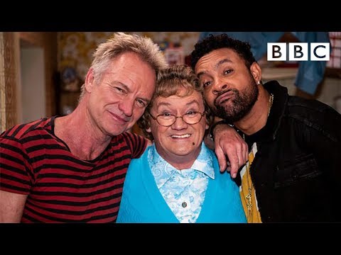 Sting and Shaggy perform their new song 'Don't Make Me Wait' to Mrs Brown - BBC