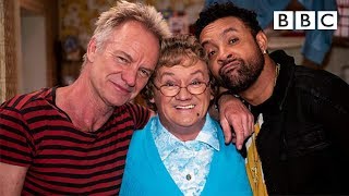 Sting and Shaggy perform their new song &#39;Don&#39;t Make Me Wait&#39; to Mrs Brown - BBC