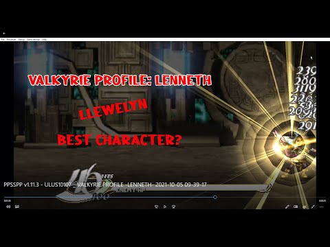 VALKYRIE PROFILE  LENNETH - How to use Llewelyn ( the best PWS in the game )