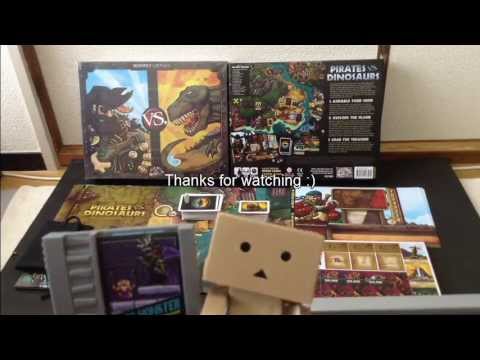 Pirate vs. Dinosaur Int'l backer level & t-shirt unboxing (by the OCD Gamer & sidekicks)