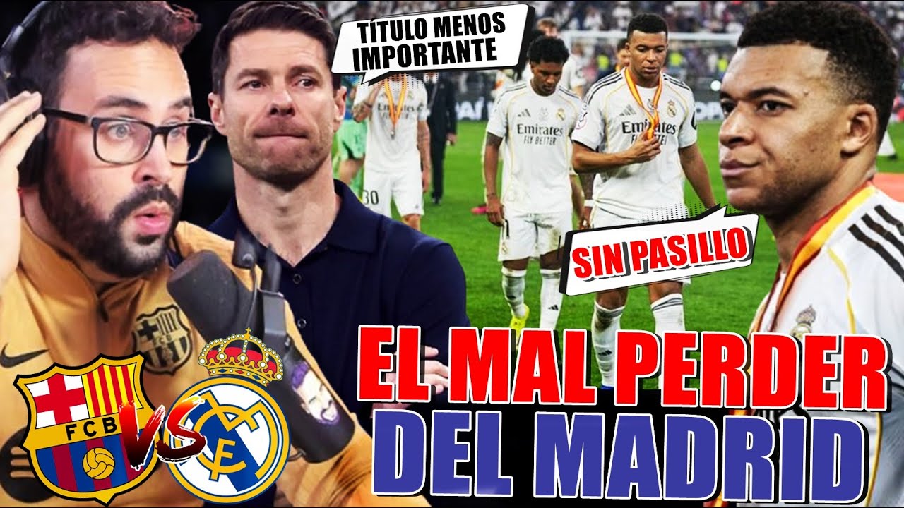 💥¡QUÉ MAL PERDER! MBAPPÉ se NEGÓ HACERLE PASILLO al BARÇA y XABI ALONSO MENOSPRECIA la SUPERCOPA