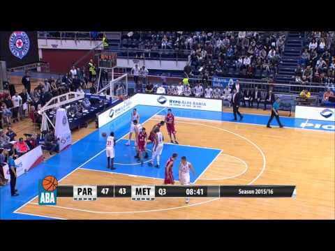 ABA Liga 2015/16 highlights: Partizan NIS - Metalac Farmakom R 14 (13.12.2015)
