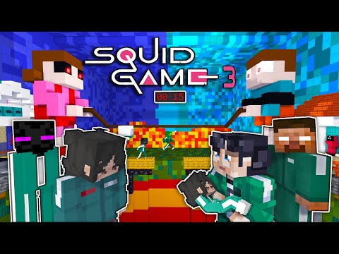 MOB SCHOOL: Squid Game Season 3 Minecraft Animation Remake - Creveney Animation