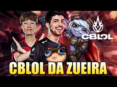 ROBO CARREGANDO DE TRISTANA TOP E PARANG TILTADO - CBLOL DA ZUEIRA