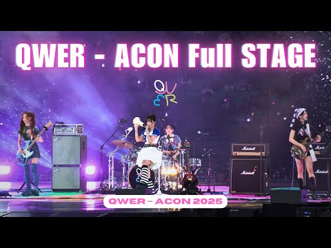 QWER 🎸Full Stage🎸-【ACON 2025 IN KAOHSIUNG】251207 [4K Fancam]