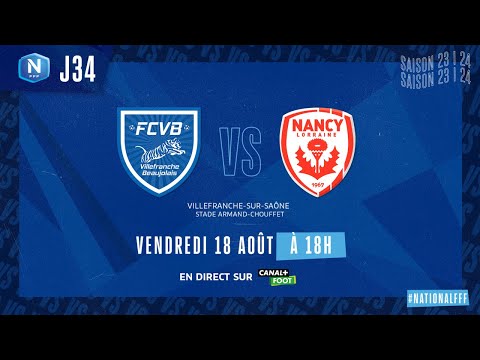 J34 | FC Villefranche B – AS Nancy Lorraine (2-1)