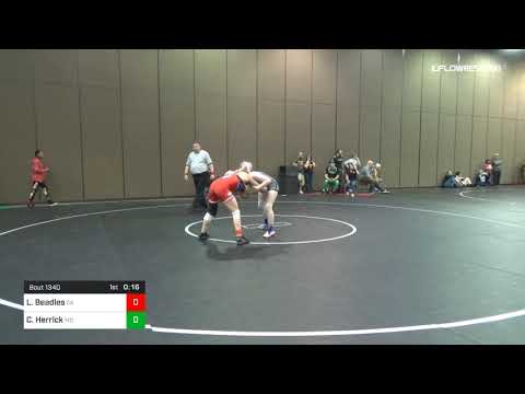 117 Lbs Consolation Lexy Beadles Team California Vs Chloe Herrick Team Missouri