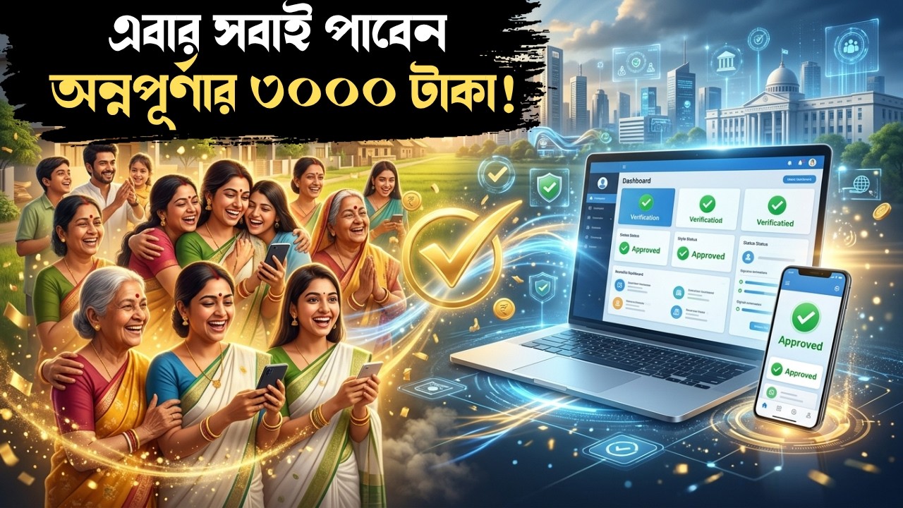 বড়সড় পরিবর্তন করা হল অন্নপূর্ণার ওয়েবসাইটে, এবার সবাই পাবেন ৩০০০ টাকা!