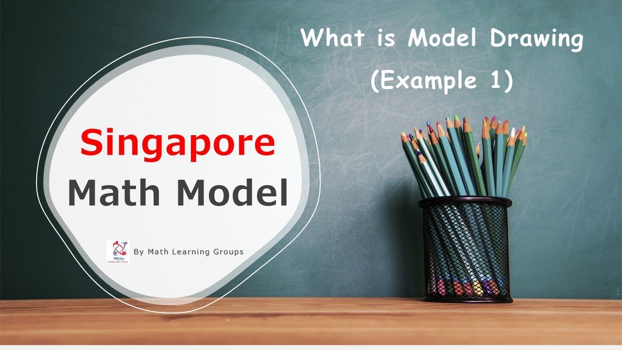 Singapore Math Model - What is Model Drawing? (Example 1)