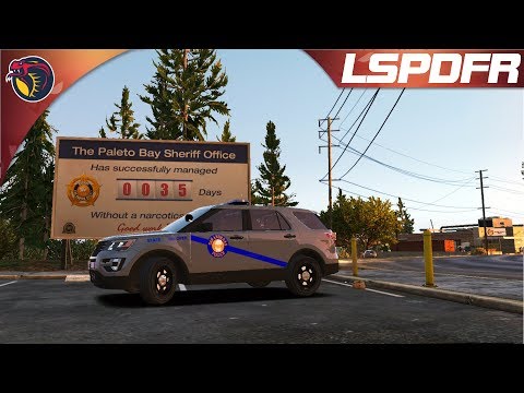 GTAV LSPDFR POLICE MOD Ep190: DRUG RUNNERS IN PALETO BAY! BUSTED AND SENTENCED!
