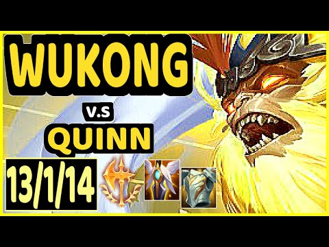 RAGNER (WUKONG) vs QUINN - 13/1/14 KDA TOP CHALLENGER GAMEPLAY - EUW