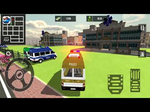 Police Ambulance Van Driving - 911 Rescue Emergency Simulator - Android GamePlay