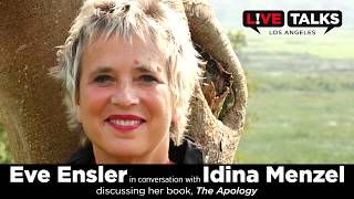 Eve Ensler in conversation with Idina Menzel at Live Talks Los Angeles