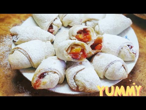 Вкусная выпечка к чаю со сливами в 2 вариантах Plum buns