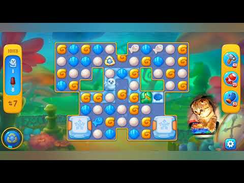 Fishdom 2022, no Boosters,  10113  level  -  прохождение без бустеров,  10113  уровень.