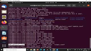 Installation et configuration d'un serveur web HTTP Apache2 sur lunix (Ubuntu 20.04)