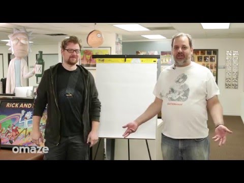 Dan Harmon & Justin Roiland Create a NEW Rick and Morty Alien Overlord
