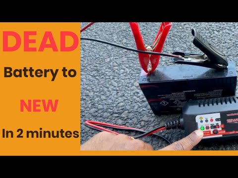 Lead Acid Battery Repair in 2 Minutes | Revive and Charge 6v 12v (Jump Repair)