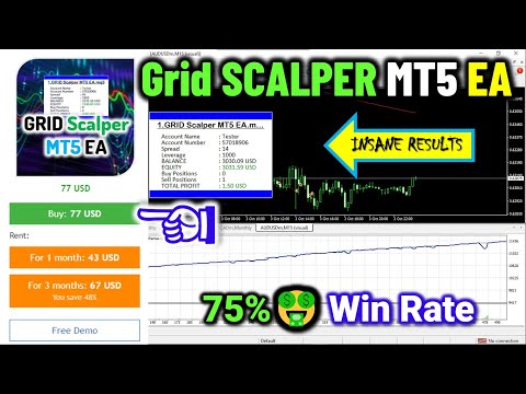 Video GRID Scalper MT5 EA