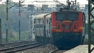 preview picture of video 'High Speed Overtake & Xing: Looped Toofan Express Overtaken By RPM WAP4 Meets Rewanchal Express!!'