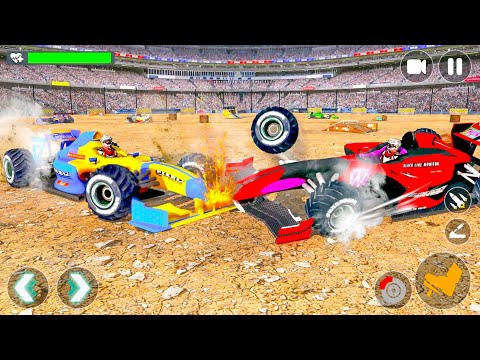 Ultimate Formula and SUV Car Demolition Derby Battle Shooting Racing Simulator - Android Gameplay.
