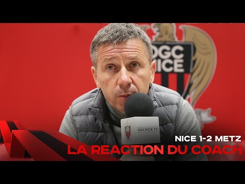 La réaction du coach après Nice-Metz (1-2)