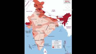 INDIA SEISMIC ZONE......#maps #shorts #shortvideo ..