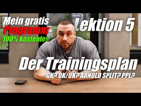 Trainingsplanung - ALLES was du wissen musst! - KOSTENLOSER Trainingsplan - Lektion 5