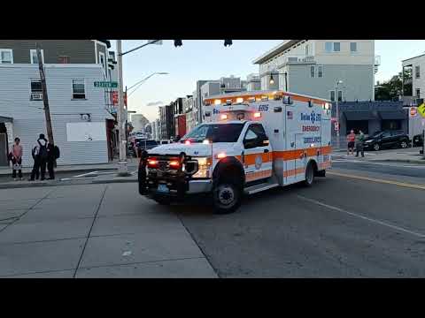 Boston fire and EMS clearing the rescue at Andrews station