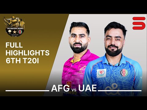 Full Highlights | Afghanistan vs UAE | T20I Tri Nation Series 2025 | Match 6 | ECB | M3Q1K