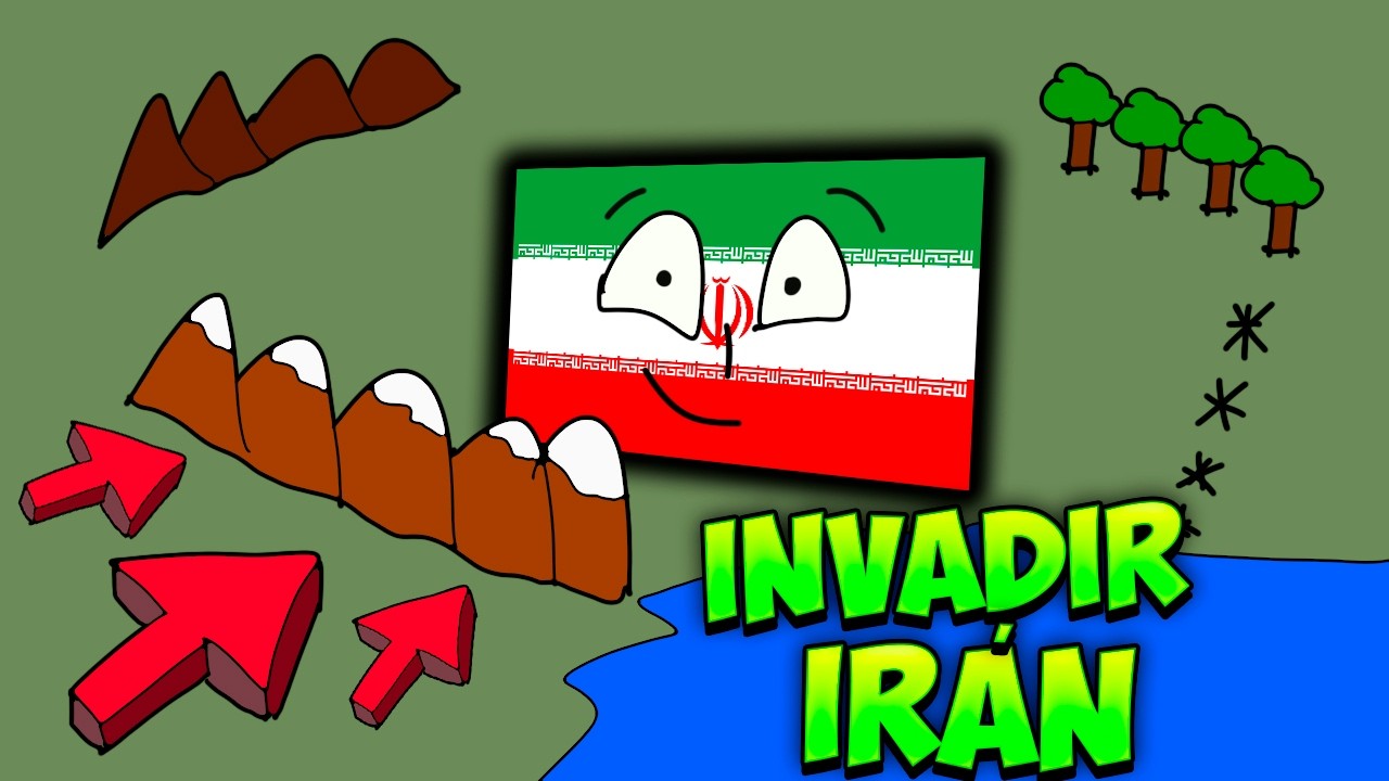 Cómo invadir IRÁN: Sus fronteras casi-IMPOSIBLES