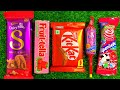 Satisfying Video Asmr Unboxing GIANT Sweets Chocolate And Rainbow Lollipops With Candy Cutting Asmr