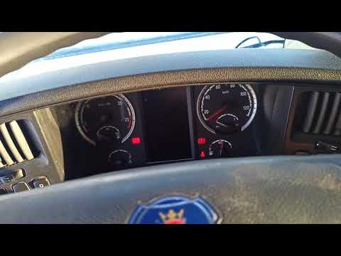 SCANIA R500 V8 Cold start (-13°C)