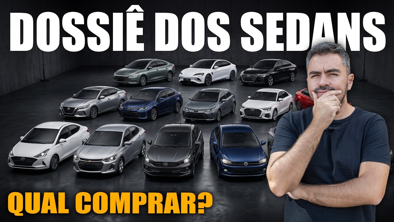 QUAL SEDAN COMPRAR EM 2026? Dossiê completo dos modelos!