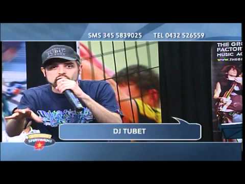 Dj Tubet freestyle tensione iniziale Catania - Udinese @ Sportissimo tutto Udinese FreeTV 13/05/2012