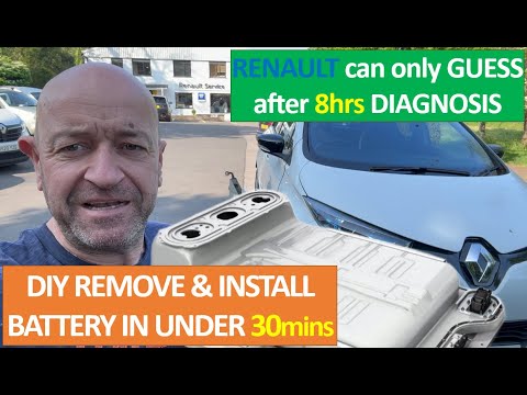 EV Battery REMOVE and FIT in less than 30 MINS – ZOE Buy Back due to charging issues :(