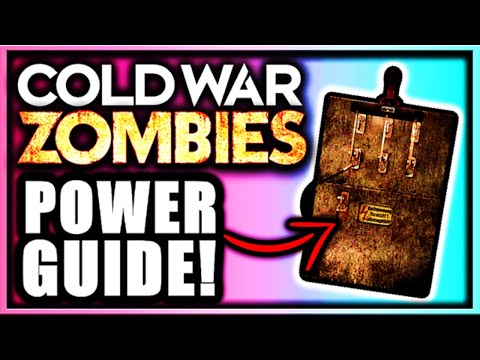 Die Maschine How to Turn on Power Tutorial! Power Switch Location (Black Ops Cold War Zombies Power)