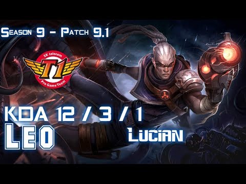 SKT Leo LUCIAN vs KAI'SA ADC - Patch 9.1 KR Ranked