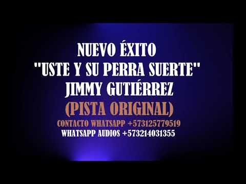 (PISTA) USTE Y SU PERRA SUERTE - JIMMY GUTIERREZ - NUEVO ÉXITO