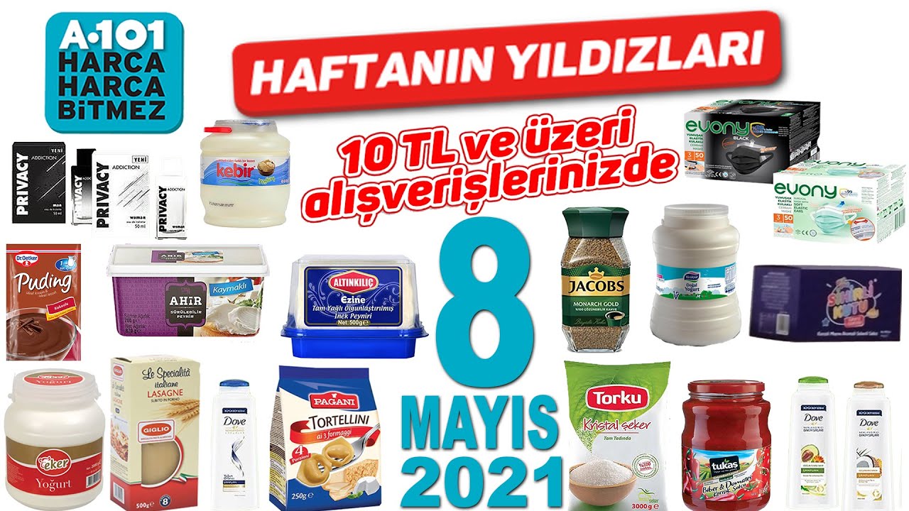 A101 8 MAYIS 2021 | HAFTALIK İNDİRİMLİ ÜRÜNLER KATALOĞU | A101 İNDİRİMİ | A101 AKTÜEL