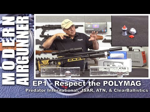 GOING BALLISTIC - Episode 1 - Respect the Polymag, .22 & .25 Predator Polymag in ClearBallistics Gel