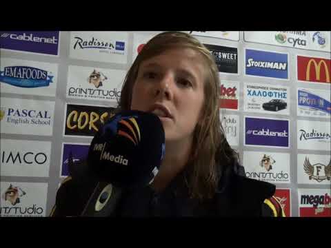 Interview with Laura De Loose after the Cyprus Womens Cup Match Belgium vs Austria