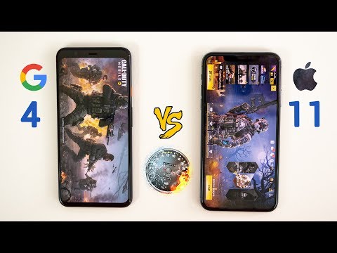 Pixel 4 XL vs iPhone 11 Pro Max SPEED Test - This is CRAZY!