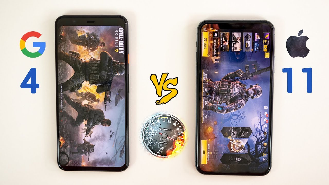Pixel 4 XL vs iPhone 11 Pro Max SPEED Test - This is CRAZY!