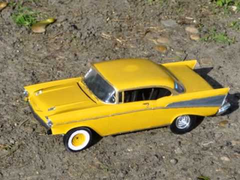 1957 chevy Built as a drag car 1/25 scale