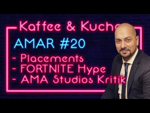 AMAR über: FORTNITE Hype, Placements, AMA Studios Kritik - Kaffee und Kuchen #20
