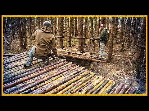 Bushcraft Camp [S02/E08] Grubenhaus: Der ganze Bau - Lagerbau Outdoor Shelter
